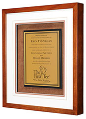 First Tee Plaque